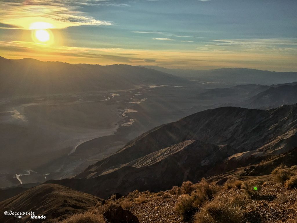 coucher de soleil death valley