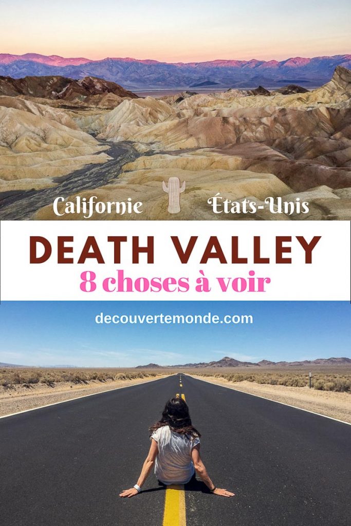 Retrouvez mon article Visiter DEATH VALLEY : 8 choses de la Vallée de la Mort à faire et voir. #deathvallee #valleedelamort #parcsnationaux #desert #voyage #californie #california #usa #etatsunis #amerique #raodtrip