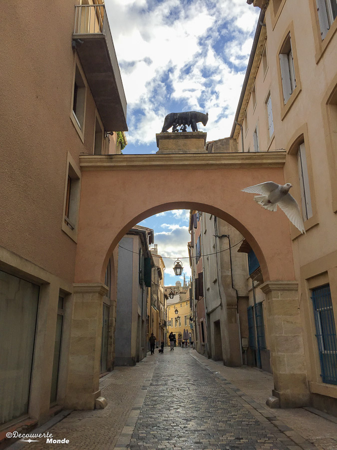 Visiter l'Aude pays Cathare en 7 idées de choses à faire. Ici dans le centre historique de Narbonne. Retrouvez l'article ici: https://www.decouvertemonde.com/visiter-l-aude-pays-cathare