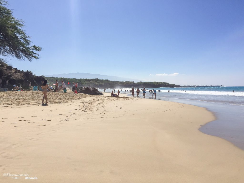 Big Island : Mon voyage de 10 jours sur la plus grande des îles d'Hawaii. Ici la plage d'Hapuna. Retrouvez l'article ici: https://www.decouvertemonde.com/big-island-voyage-iles-hawaii