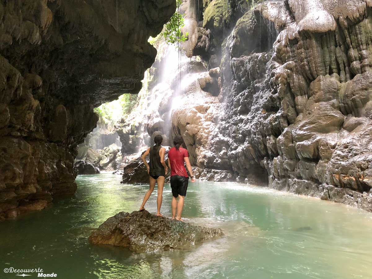 Green Canyon près de Pangandaran dans mon article Que faire à Java, voir et visiter : Mes 10 incontournables #java #indonesie #voyage #asiedusudest #asie #canyon #pangandaran